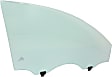 Front, Driver and Passenger Side Door Glasses, Green Tint, 4-Door, Sedan, Replaces NAGS No. FD23387 GTYN, FD23388 GTYN