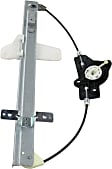Rear, Driver and Passenger Side Power Window Regulator, Without Motor