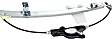 Rear, Driver and Passenger Side Power Window Regulator, Without Motor