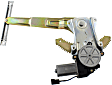 Rear, Driver and Passenger Side Power Window Regulator, With Motor