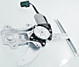 Rear, Driver and Passenger Side Power Window Regulator, With Motor