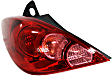 Driver and Passenger Side Halogen Tail Light, With bulb(s), OE Replacement