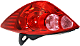 Driver and Passenger Side Halogen Tail Light, With bulb(s), OE Replacement