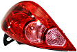 Driver and Passenger Side Halogen Tail Light, With bulb(s), OE Replacement