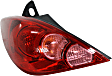 Driver and Passenger Side Halogen Tail Light, With bulb(s), OE Replacement, CAPA Certified