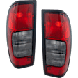 Driver and Passenger Side Halogen Tail Light, Without bulb(s), OE Replacement, CAPA Certified