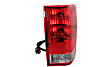 Driver and Passenger Side Tail Lights, with Bulbs, Halogen, For Models Without Utility Compartment, CAPA Certified
