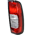 Driver and Passenger Side Halogen Tail Light, Without bulb(s), OE Replacement