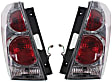 Driver and Passenger Side Halogen Tail Light, With bulb(s), OE Replacement