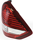 Driver and Passenger Side Halogen Tail Light, With bulb(s), OE Replacement