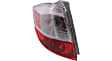 Driver and Passenger Side Halogen Tail Light, With bulb(s), OE Replacement