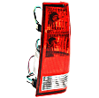 2004-2015 Nissan Titan - Driver and Passenger Side Tail Lights, with Bulbs, Halogen, For Models With Utility Compartment