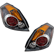Driver and Passenger Side Halogen Tail Light, With bulb(s), OE Replacement