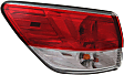 2014 Nissan Pathfinder - Driver and Passenger Side Halogen Tail Light, With bulb(s), OE Replacement