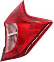 Driver and Passenger Side Halogen Tail Light, With bulb(s), OE Replacement, CAPA Certified