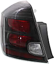 Driver and Passenger Side Halogen Tail Light, With bulb(s), OE Replacement