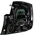 Driver and Passenger Side Halogen Tail Light, With bulb(s), OE Replacement