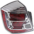 2010 Nissan Sentra - Driver and Passenger Side Halogen Tail Light, With bulb(s), OE Replacement, CAPA Certified