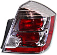 2010 Nissan Sentra - Driver and Passenger Side Halogen Tail Light, With bulb(s), OE Replacement, CAPA Certified