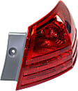 Driver and Passenger Side, Outer Tail Lights, with Bulbs, Halogen, Mounts on Body, CAPA Certified