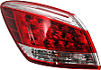 Driver and Passenger Side Halogen Tail Light, With bulb(s), OE Replacement