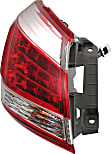 Driver and Passenger Side Halogen Tail Light, With bulb(s), OE Replacement