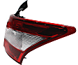 Driver and Passenger Side Halogen Tail Light, With bulb(s), OE Replacement
