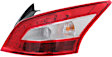 Driver and Passenger Side Halogen Tail Light, With bulb(s), OE Replacement, CAPA Certified
