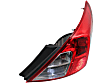 2017 Nissan Versa - Driver and Passenger Side, Outer Halogen Tail Light, With bulb(s), OE Replacement
