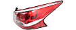 Driver and Passenger Side Tail Lights, with Bulbs, Halogen, For Models With Standard Type Tail Light, CAPA Certified