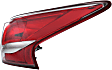 Driver and Passenger Side LED Tail Light, With bulb(s), OE Replacement
