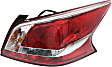 Driver and Passenger Side LED Tail Light, With bulb(s), OE Replacement, CAPA Certified