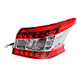 Passenger Side, Inner and Outer Halogen Tail Light, Inner - Without bulb(s); Outer - With bulb(s), OE Replacement