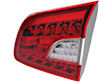 Driver and Passenger Side, Inner Tail Lights, without Bulb, Halogen, Mounts on Trunk Lid, CAPA Certified
