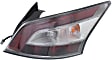 Driver and Passenger Side Halogen Tail Light, With bulb(s), OE Replacement