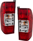 Driver and Passenger Side Halogen Tail Light, With bulb(s), OE Replacement, CAPA Certified