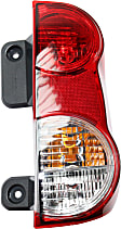 Driver and Passenger Side Halogen Tail Light, With bulb(s), OE Replacement, CAPA Certified