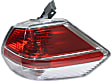 Driver and Passenger Side, Outer Halogen Tail Light, With bulb(s), OE Replacement