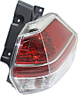 Driver and Passenger Side, Outer Halogen Tail Light, With bulb(s), OE Replacement
