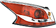 Driver and Passenger Side Tail Lights, with Bulbs, Halogen, For Models With Standard Type Tail Light, CAPA Certified