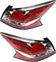 Driver and Passenger Side Tail Lights, with Bulbs, LED, For Models With LED Type Tail Light