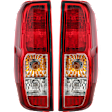 2014-2021 Nissan Frontier - Driver and Passenger Side Halogen Tail Light, With bulb(s), OE Replacement