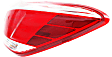 Driver and Passenger Side Halogen Tail Light, With bulb(s), OE Replacement