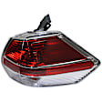 Driver and Passenger Side, Inner and Outer Halogen/LED Combo Tail Light, With bulb(s), OE Replacement