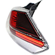 Driver and Passenger Side, Inner and Outer Halogen/LED Combo Tail Light, With bulb(s), OE Replacement