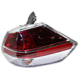 Driver and Passenger Side, Inner and Outer Halogen/LED Combo Tail Light, With bulb(s), OE Replacement, CAPA Certified