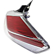 Driver and Passenger Side, Inner and Outer Halogen/LED Combo Tail Light, With bulb(s), OE Replacement, CAPA Certified