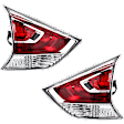 Driver and Passenger Side, Inner LED Tail Light, With bulb(s), OE Replacement, CAPA Certified