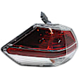 Driver Side, Inner And Outer Halogen/LED Combo Tail Light, With bulb(s), OE Replacement