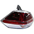 Driver Side, Inner And Outer Halogen/LED Combo Tail Light, With bulb(s), OE Replacement, CAPA Certified